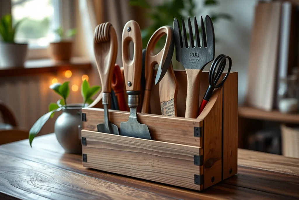 Wooden Garden Tool Organizer Diy Step By Step